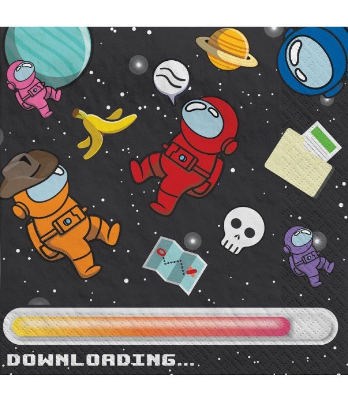 6.5" Luncheon Napkins - Spies In Space (16ct) - Amscan