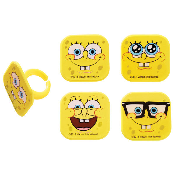 Spongebob Mood Faces Rings  by DecoPac from Instaballoons
