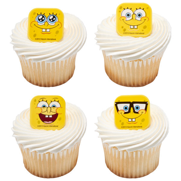 Spongebob Mood Faces Rings  by DecoPac from Instaballoons
