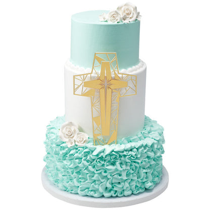 Stained Glass Cross Layon by DecoPac from Instaballoons