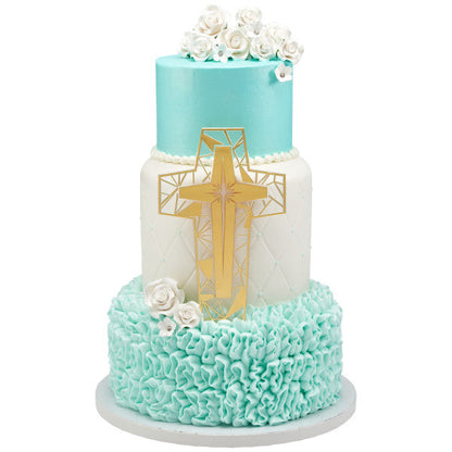 Stained Glass Cross Layon by DecoPac from Instaballoons