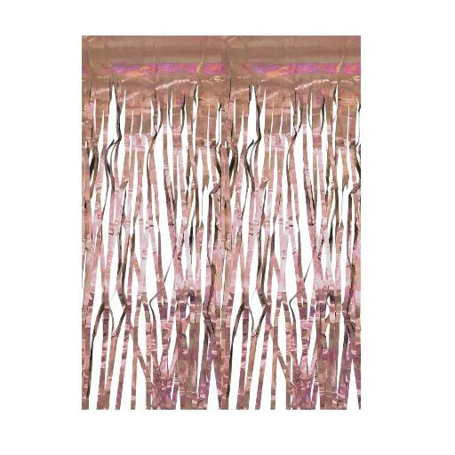 Straight Foil Door Curtains - QBC