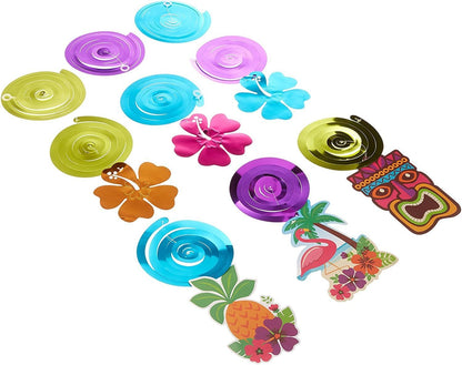 Summer Luau Swirl Decorations Value Pack - Amscan