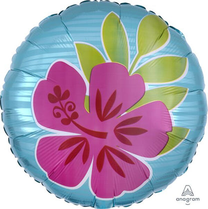 Summer Tropical Flowers 18″ Foil Balloon by Anagram from Instaballoons