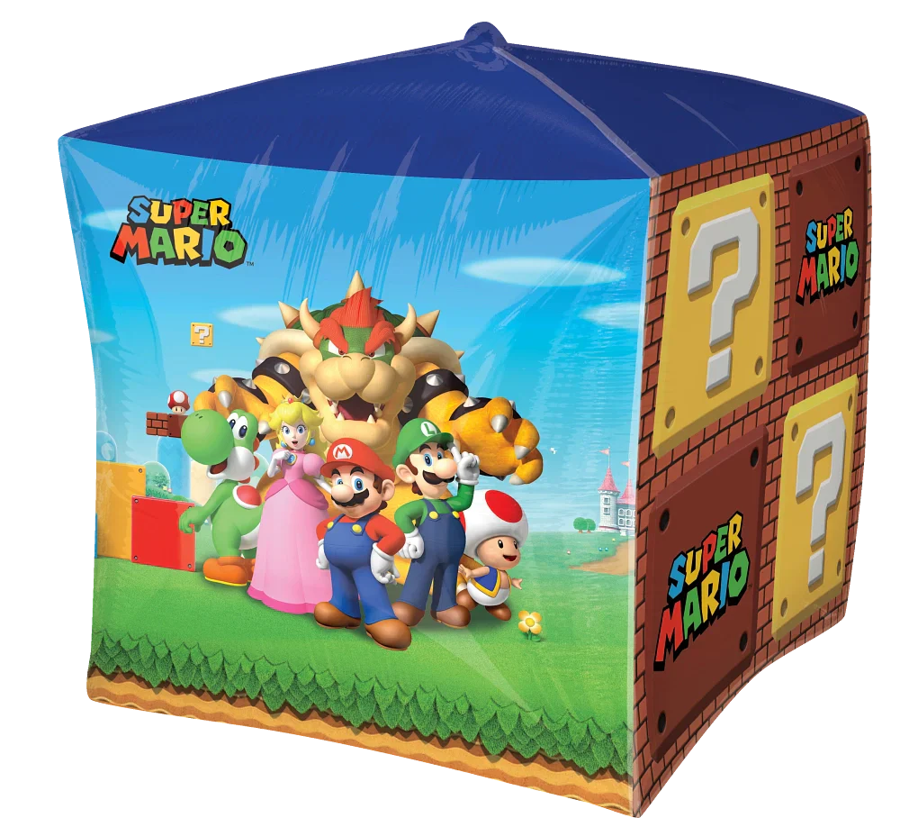 Super Mario Nintendo Cubez 15″ Foil Balloon by Anagram from Instaballoons