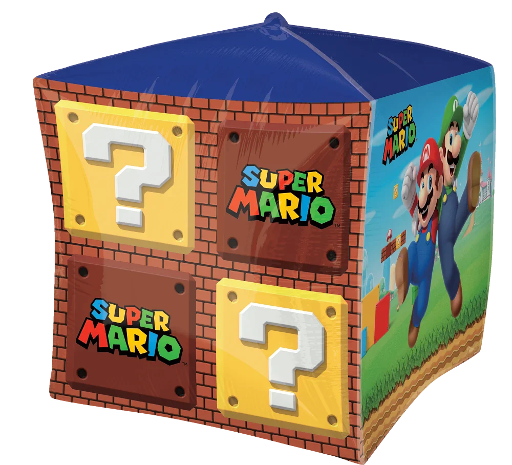 Super Mario Nintendo Cubez 15″ Foil Balloon by Anagram from Instaballoons