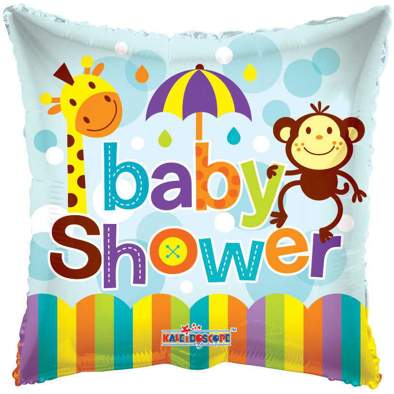SV Baby Shower Square 18″ Foil Balloon by Convergram from Instaballoons