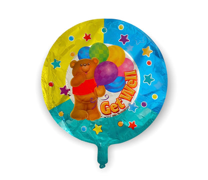SV Get Well Bear 18″ Foil Balloons by Convergram from Instaballoons