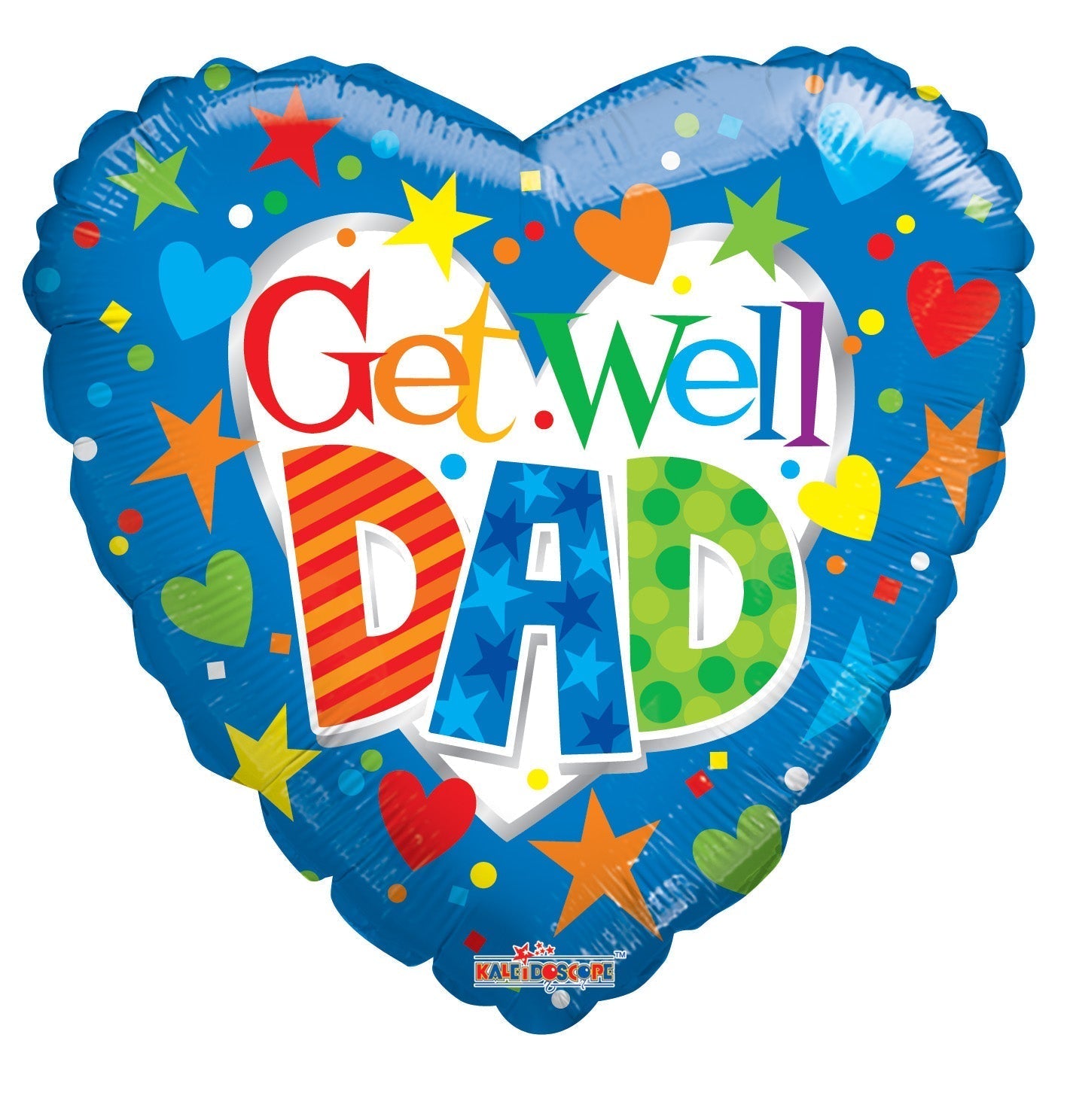 SV Get Well Dad 18″ Foil Balloon by Convergram from Instaballoons