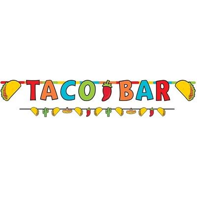 10' Banner - Taco Bar - Amscan