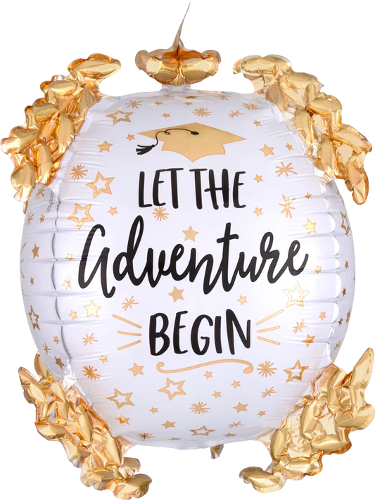 The World Is Yours Graduation 20″ Foil Balloon by Anagram from Instaballoons