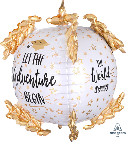 The World Is Yours Graduation 20″ Foil Balloon by Anagram from Instaballoons