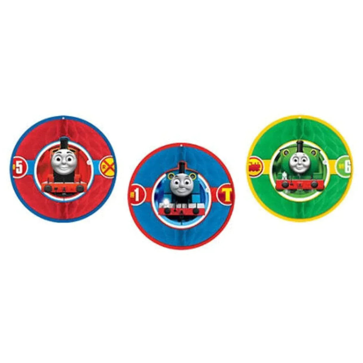 Thomas & Friends Hanging Decorations 3pc - Amscan