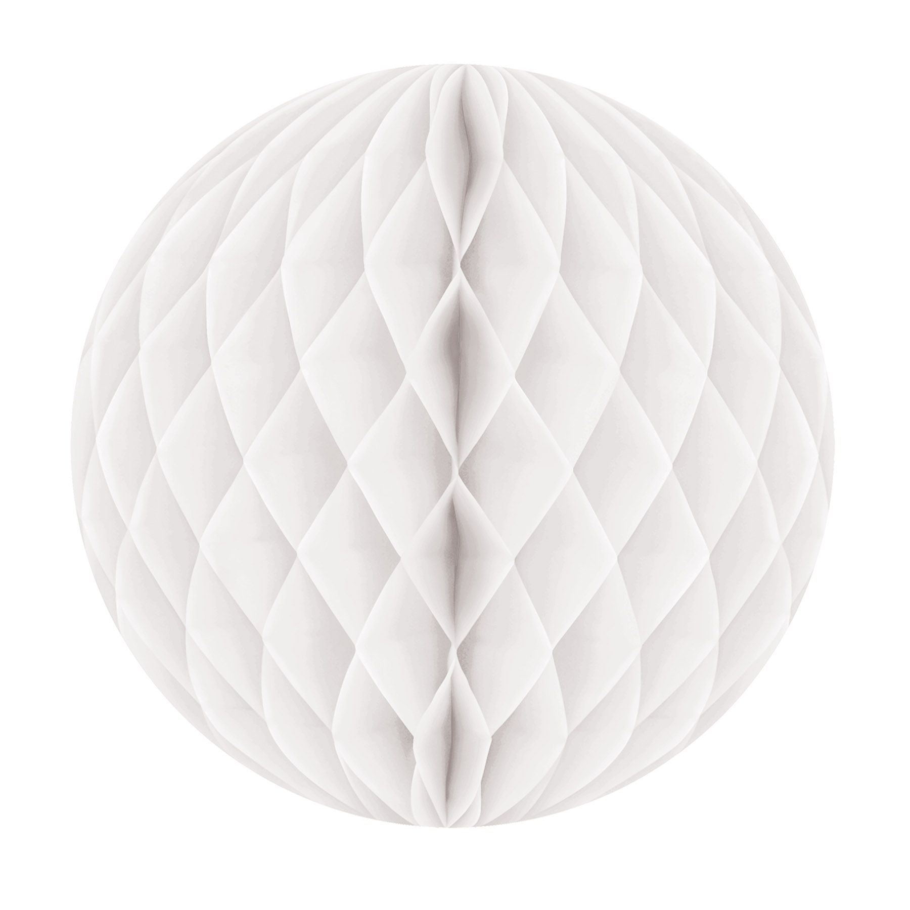 Tissue Ball White Foil Balloons by Beistle from Instaballoons