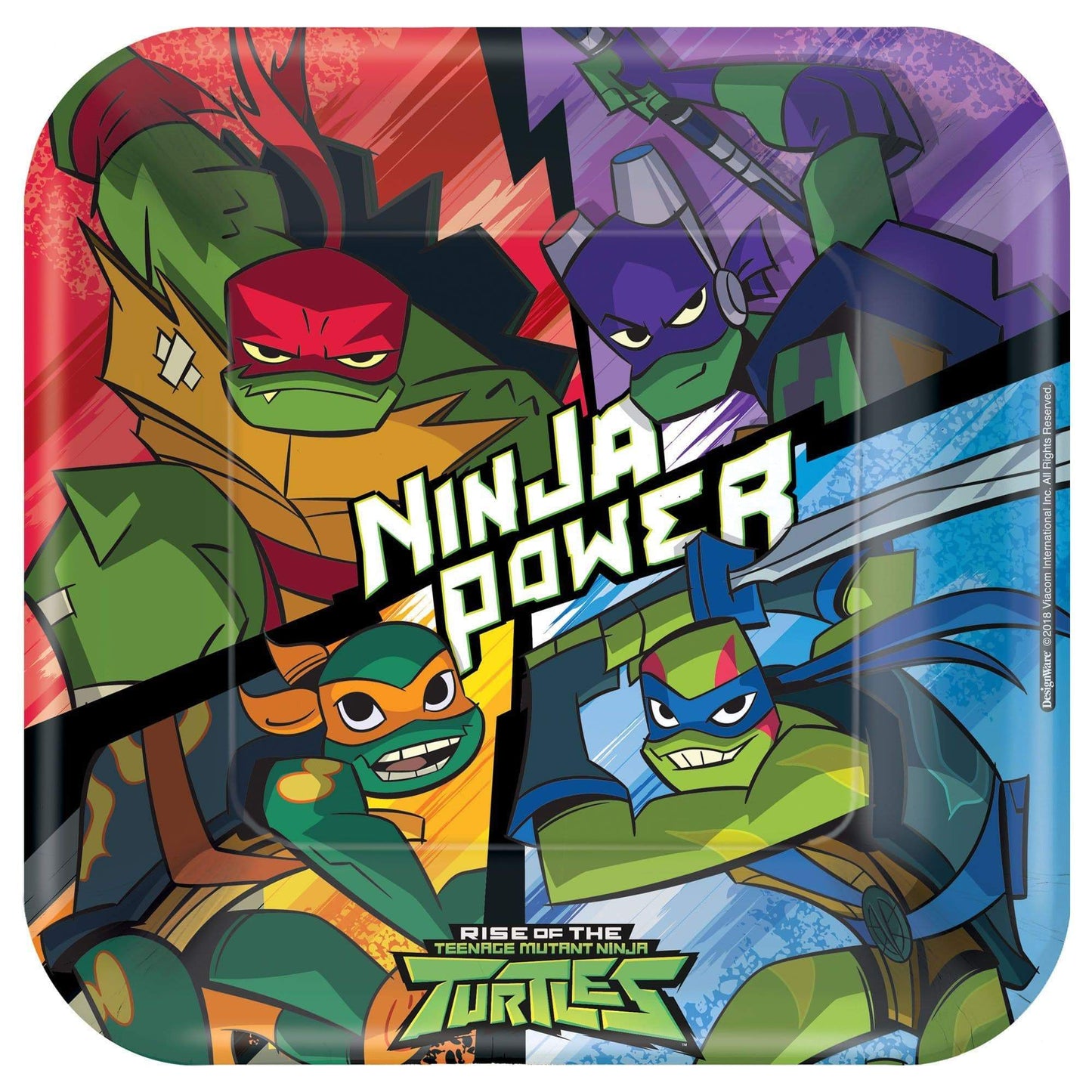 9" Paper Plates - Teenage Mutant Ninja Turtles (8ct) - Amscan