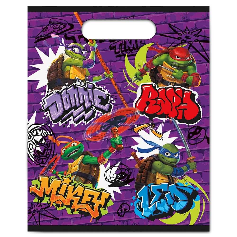 TMNT Mayhem Loot Favor Bags by Unique from Instaballoons