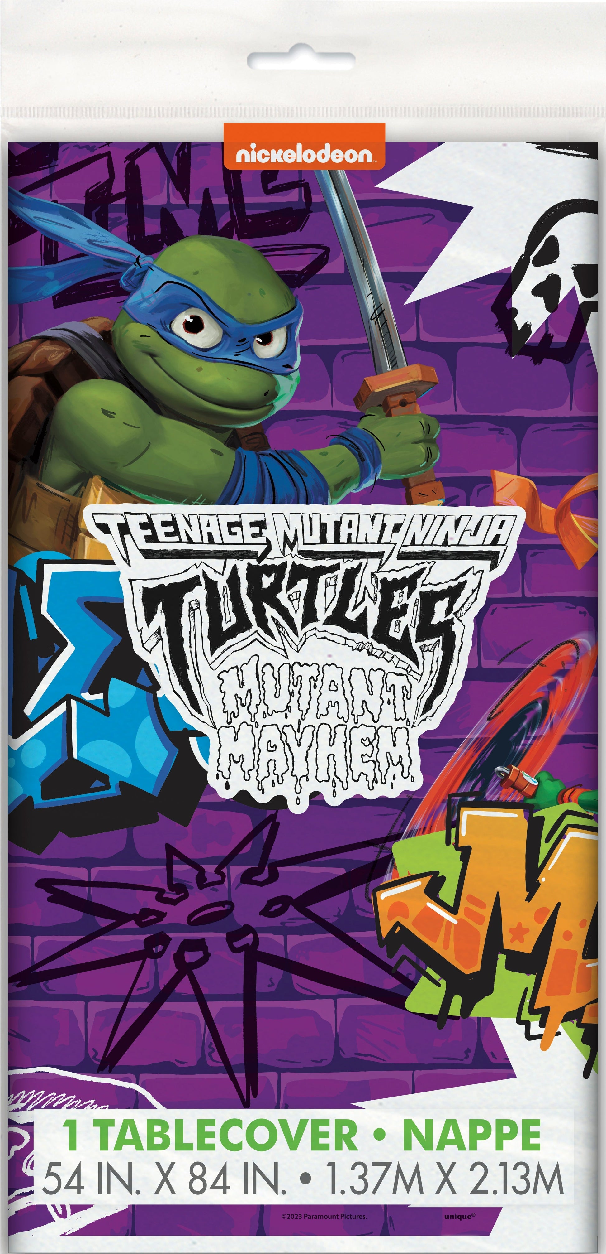 TMNT Mayhem Table Cover by Unique from Instaballoons