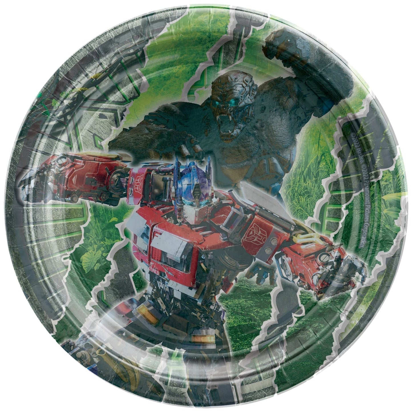 7" Paper Plates - Transformers: Rise Of The Beasts (8ct) - Amscan