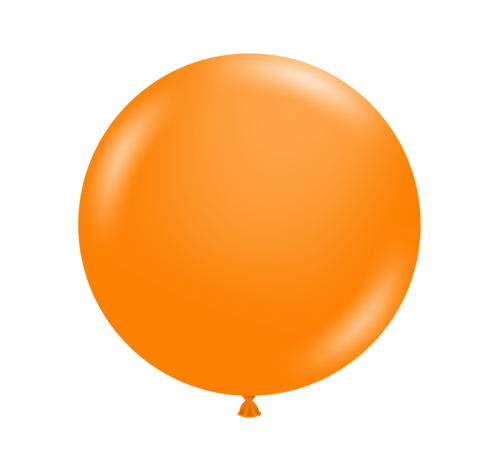 Tuftex Latex Crystal Tangerine 17″ Latex Balloons (50 count)