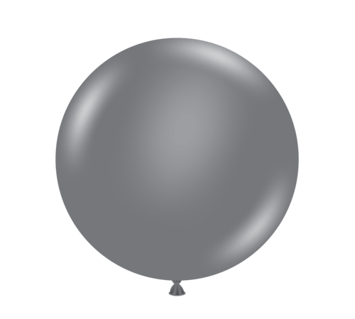 Tuftex Latex Gray Smoke 36″ Latex Balloons (2 count)