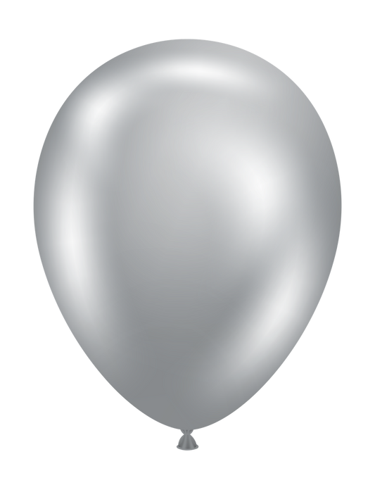 Silvery 5″ Latex Balloons