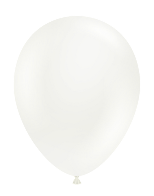 White 9″ Latex Balloons