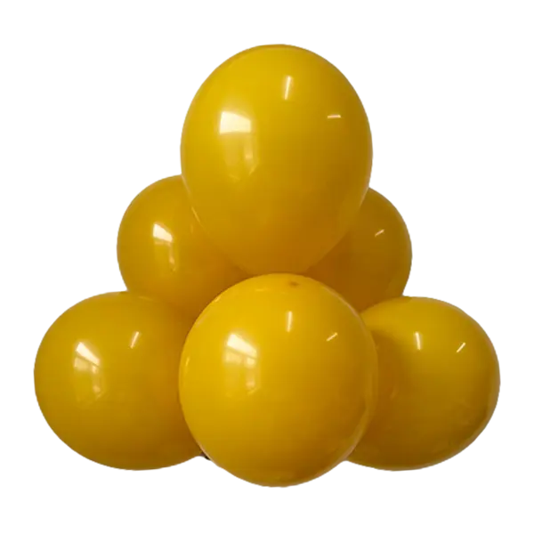 Turmeric 12″ Latex Balloons by GloMex from Instaballoons