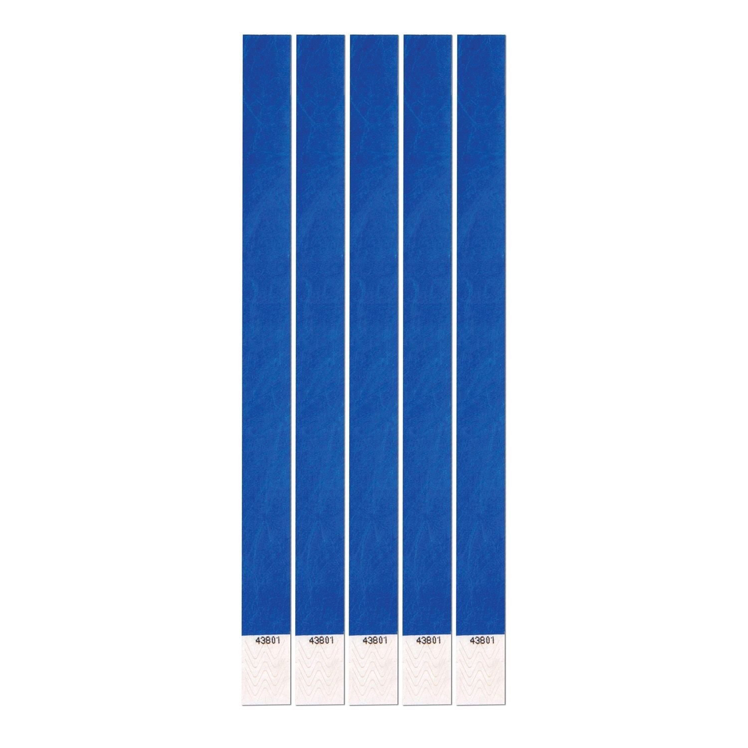 Tyvek Wristbands Blue by Beistle from Instaballoons