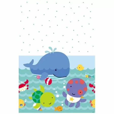 Under The Sea Pals Table Cover 54″ x 84″ by Unique from Instaballoons