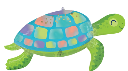 Under the Sea Turtle 38″ Foil Balloon by Anagram from Instaballoons