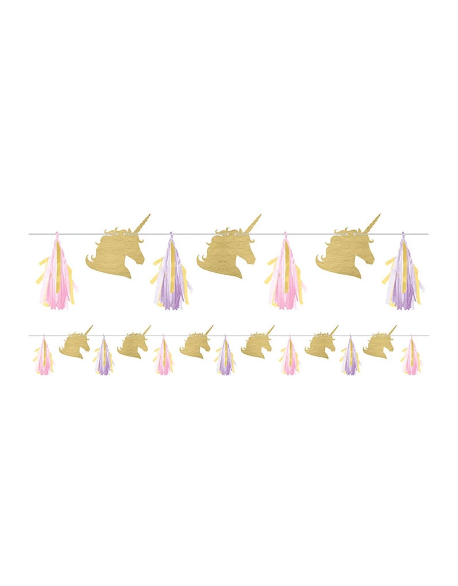 Unicorn Sparkle Tsl Garland 5′ Foil Balloon by Convergram from Instaballoons
