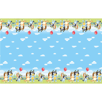 Bluey Plastic Table Cover 54″×84″