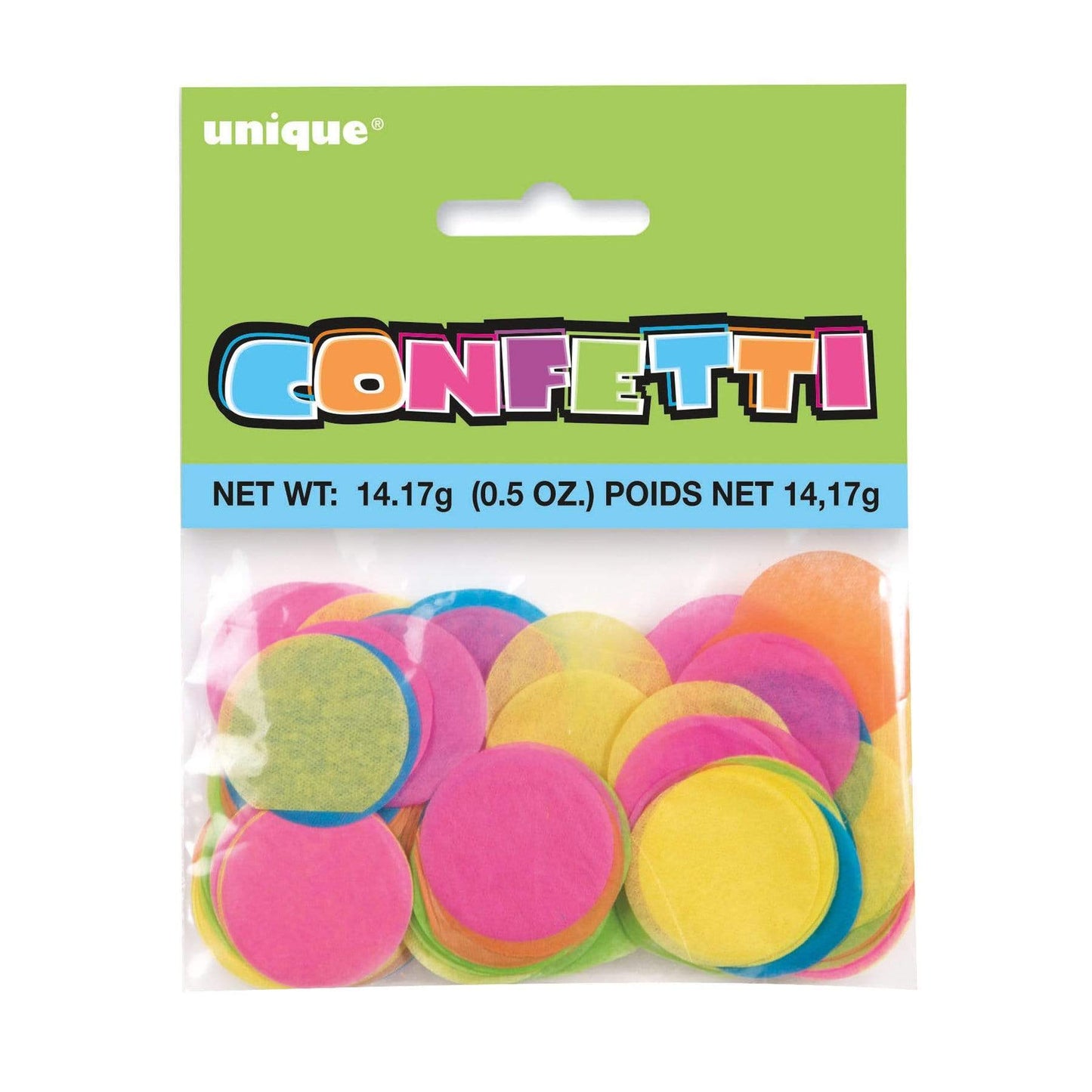 Unique Balloon Accessories Round Tissue Confetti 0.5oz