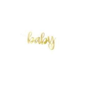 Unique Banners Oh Baby Gold Foil Banner