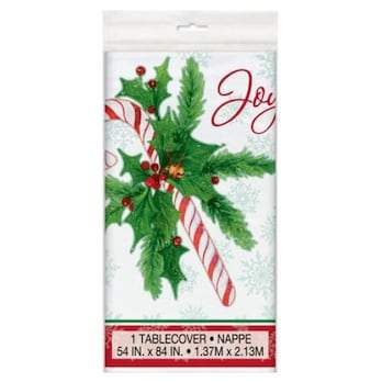 Unique Candy Cane Table Cover