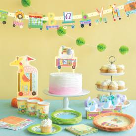 Unique Circus Animal Baby Shower Banner