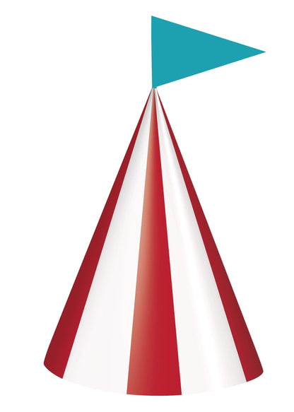 Unique Circus Party Hats (8 count)