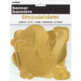 Unique Congratulations Banner 3.5 ft