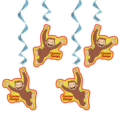 Curious George Decoration Kit (7 pieces)