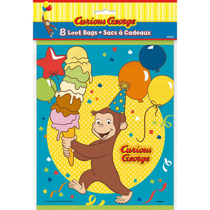 Curious George Lootbags (8 Pk)