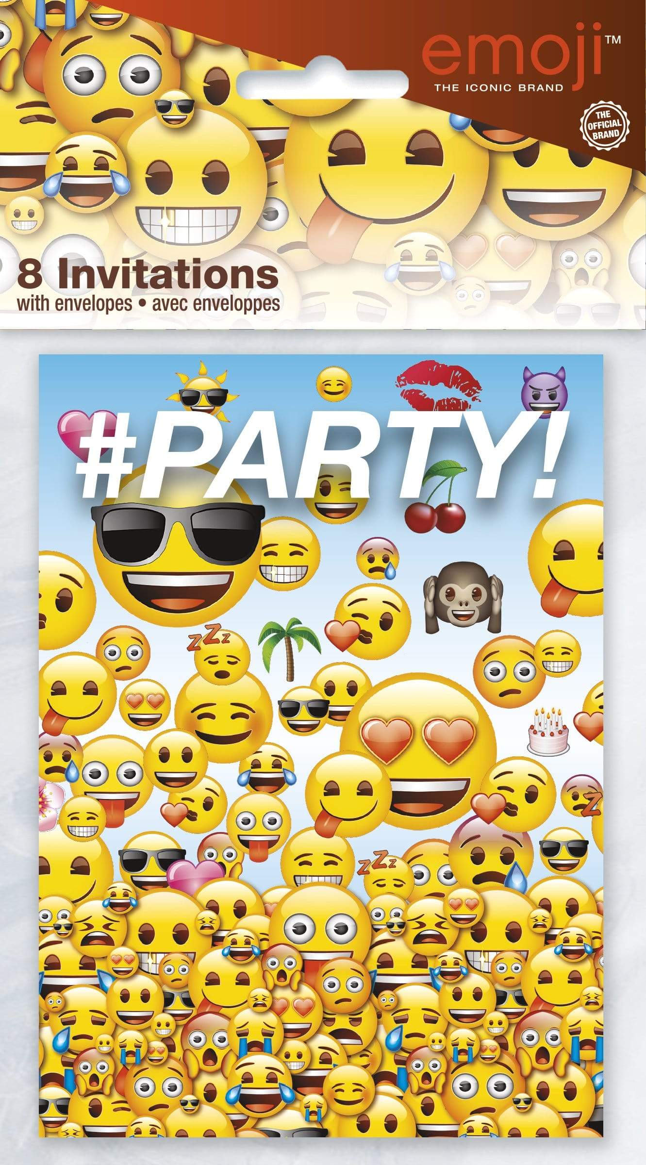 Unique Emoji Invitations  (8 count)