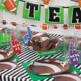 Unique Football Party Beverage Napkins (16 count)