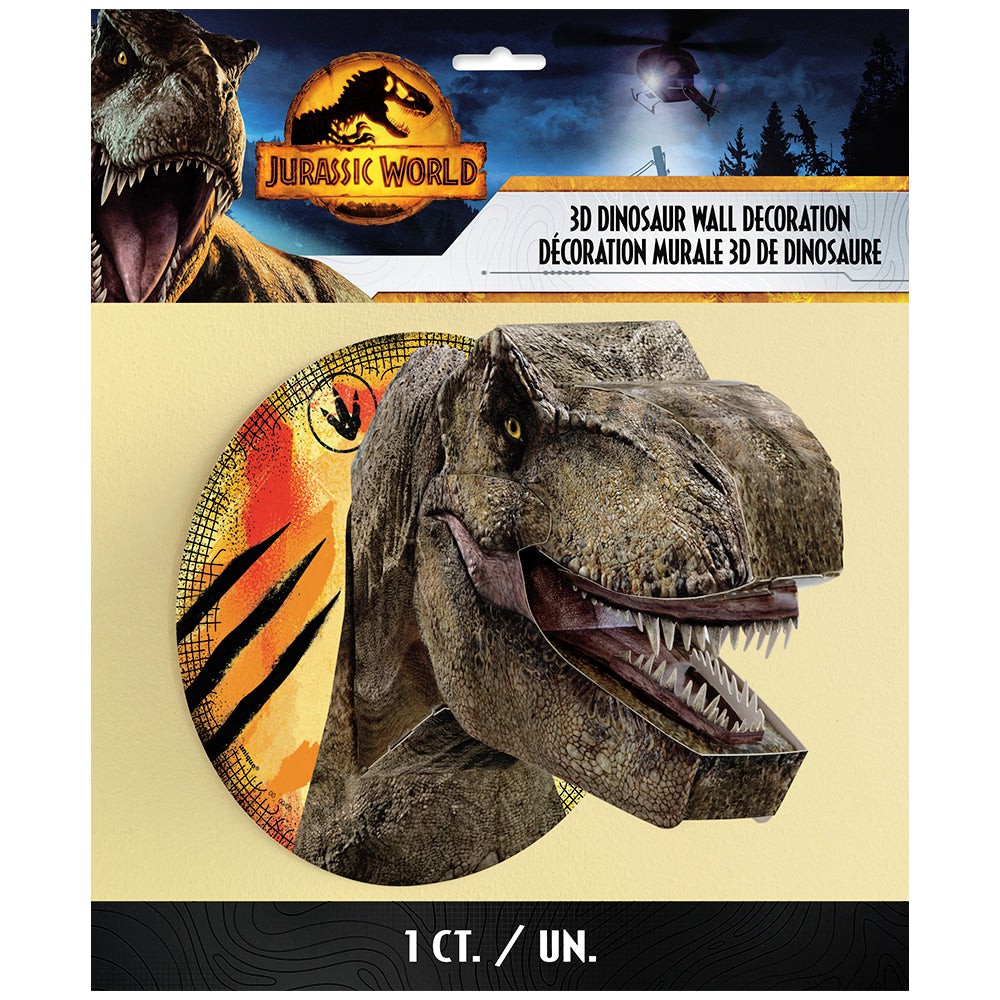 Jurassic World 3 3D Wall Decor