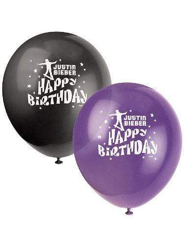 Unique Latex Justin Bieber 12" Latex Balloons