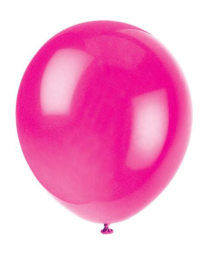 Unique Latex Magenta 9″ Latex Balloons (20 count)