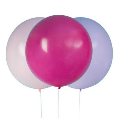 Unique Latex Pink Lavender Hot Pink 24″ Latex Balloons (3 count)