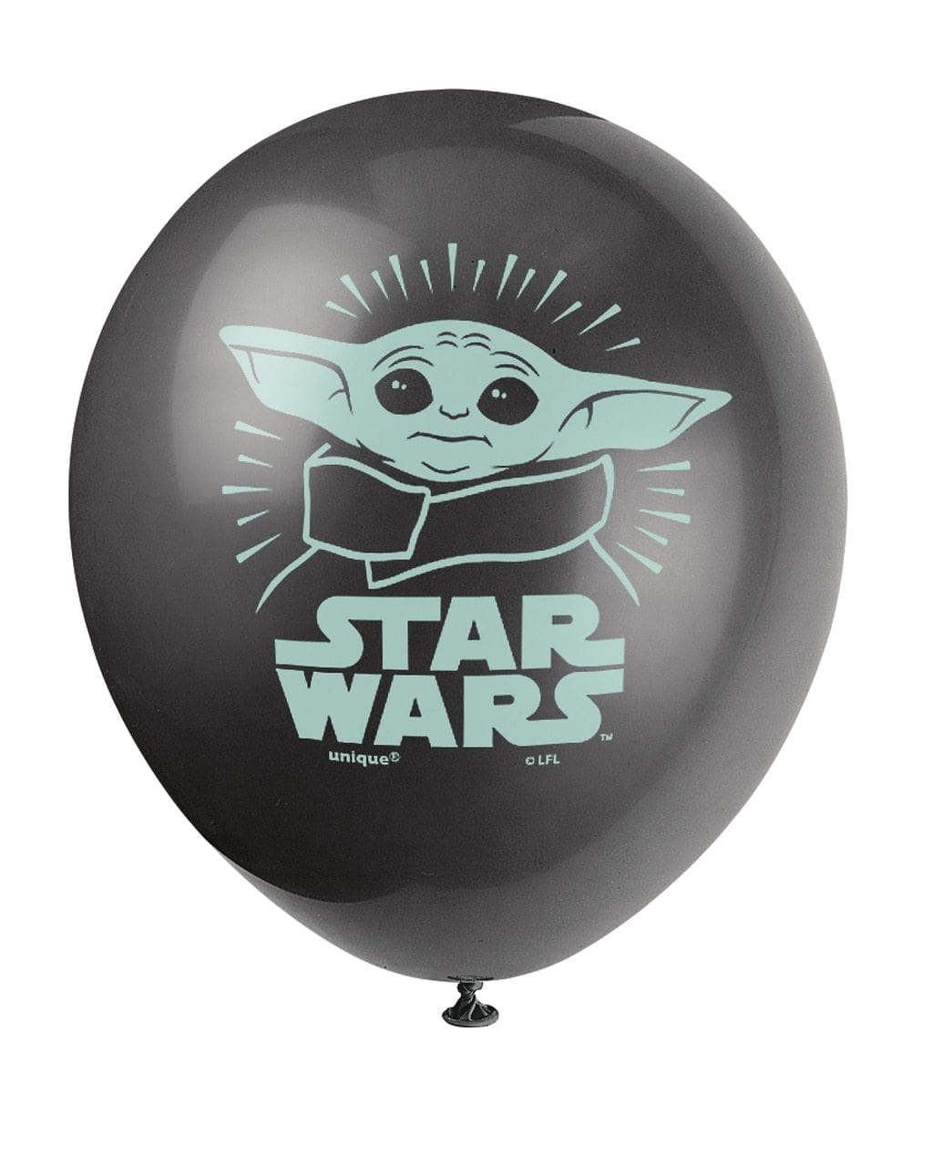 Unique Latex Star Wars Baby Yoda Mandalorian 12″ Latex Balloons (8 count)