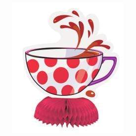 Unique Mad Hatter Tea Party Mini Honeycomb Decorations 4ct (4 count)