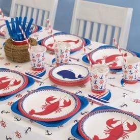 Unique Nautical Plates  7″ (8 count)