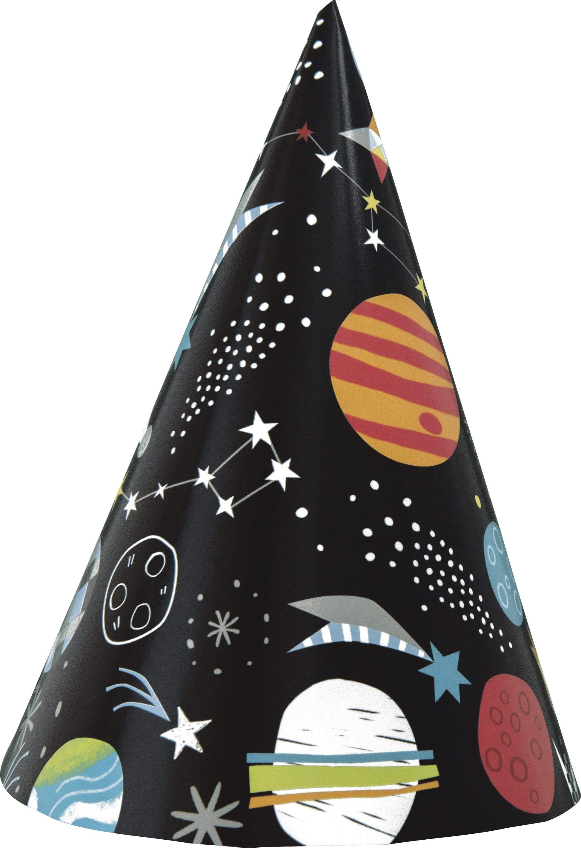 Unique Outer Space Party Hats (8 count)